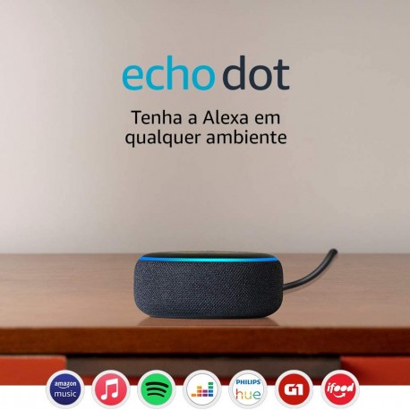 ECHO DOT SMART SPEAKER COM ALEXA