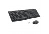 TECLADO+MOUSE LOGITECH S/ FIO MK295 PRETO
