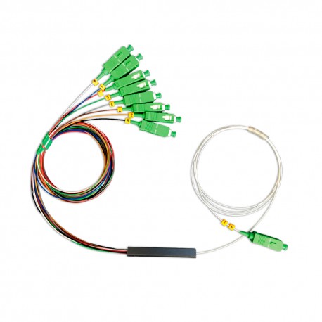 DIVISOR SPLITTER 1X8 SC/APC 1,5M FO-S81 PLUSCABLE