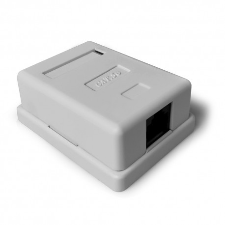 CAIXA DE SOBREPOR CAT5E 01 Porta LA-CS51 PLUSCABLE
