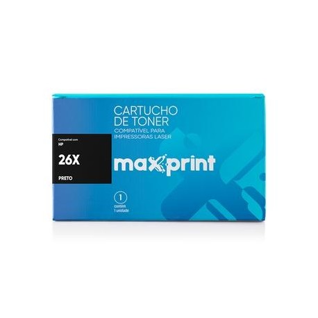 TONER MAXPRINT COMPATÍVEL HP MOD CF226X / 26X PRETO
