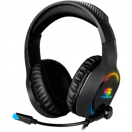 HEADSET GAMER C/ MICROFONE FORTREK HOLT RGB MOD 70552