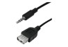 CONVERSOR P3 MACHO / USB FEMEA PLUS DATA
