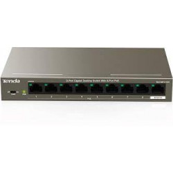 HUB SWITCH 8+1 PORTAS PoE 10/100 TENDA MOD TEF1109P-863W