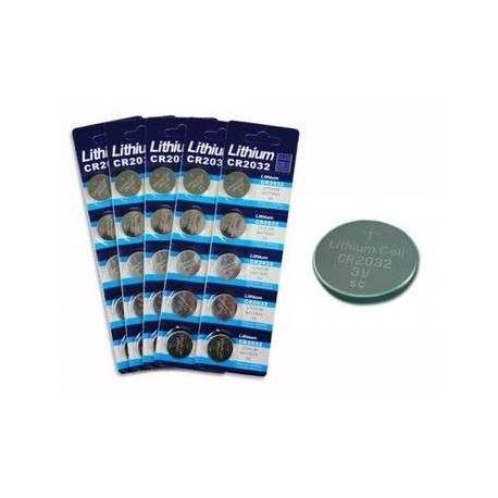 BATERIA 3V C/ 5 CR-2032 DEX