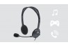 HEADSET C/ MICROFONE LOGITECH MOD H111 PRETO