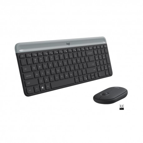TECLADO+MOUSE LOGITECH SLIM COMBO S/ FIO MK470
