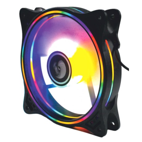 COOLER P/ GABINETE HOOPSON 12X12 LED RGB MOD CL-140C
