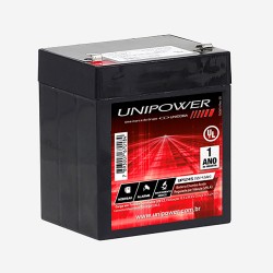 BATERIA P/ NOBREAK UNIPOWER 12V 5AH MOD UP1250