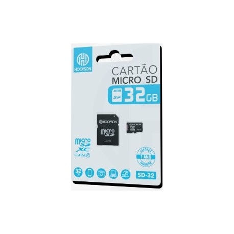 MICRO SD 32GB HOOPSON CLASSE 10 MOD SD-32