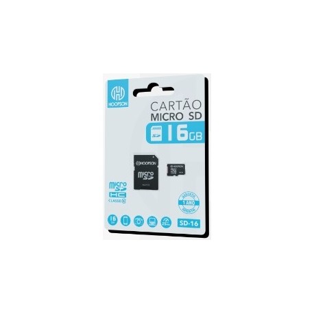 MICRO SD 16GB HOOPSON CLASSE 10 MOD SD-16