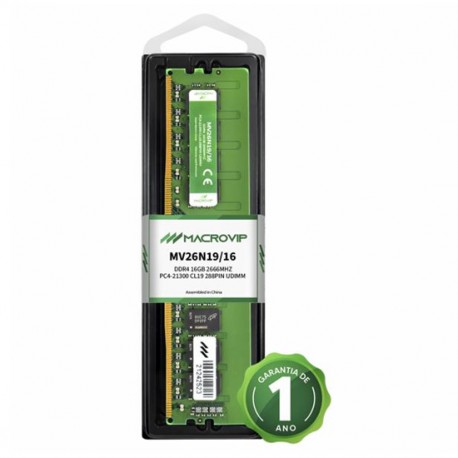 MEMÓRIA DDR4 16GB 2666 MACROVIP