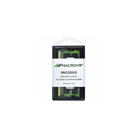 MEMÓRIA P/ NOTEBOOK DDR3 8GB 1333 MACROVIP