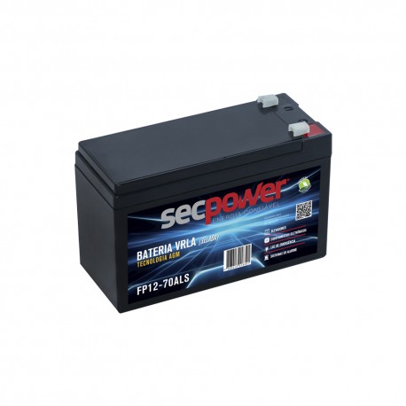 BATERIA P/ NOBREAK SECPOWER 12V 7AH MOD FP12-70ALS