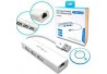 MINI HUB USB 3 PORTAS 2.0 / RJ45 MOD IT-BLUE LE-4102