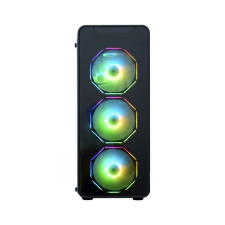 GABINETE GAMER K-MEX INFINITY POLYGON CG-08G8 S/ FONTE