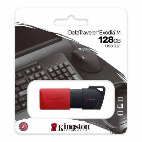 PEN DRIVE 128GB USB 3.2 KINGSTON DTXM