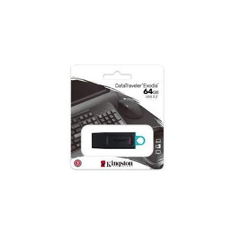 PEN DRIVE 64GB USB 3.2 KINGSTON DTX