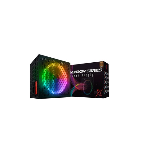 FONTE 750W REAL 80 PLUS BRX RAINBOW