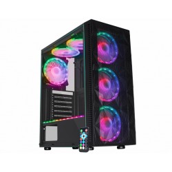 GABINETE GAMER K-MEX WAVE III CG-A4TJ S/ FONTE
