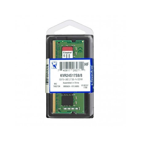 MEMÓRIA P/ NOTEBOOK DDR4 8GB 2400 KINGSTON