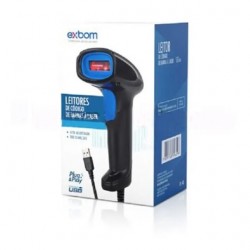 LEITOR CÓDIGO BARRAS USB EXBOM MOD LCB-150