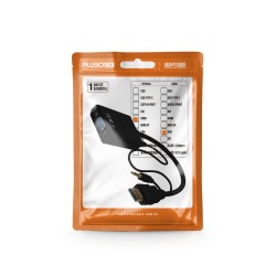 ADAPTADOR HDMI M / VGA F+P2 PLUSCABLE ADP-HDMIVGA20BK