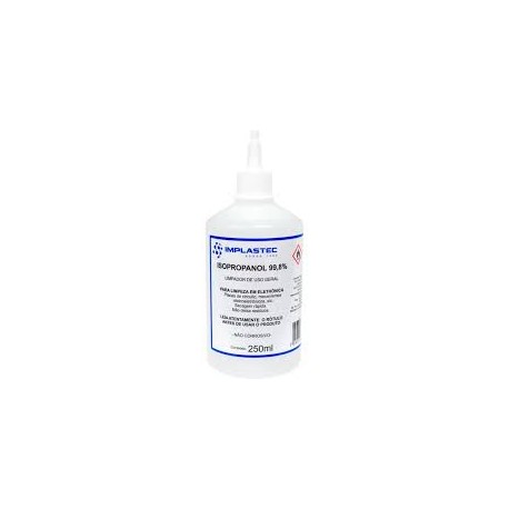 ÁLCOOL ISOPROPANOL 250ML IMPLASTEC