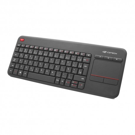 TECLADO S/ FIO C3TECH C/ TOUCHPAD MOD K-WT200BK