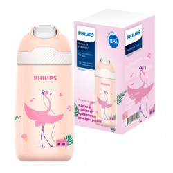 GARRAFA TÉRMICA PHILIPS INFANTIL FLAMINGO MOD AWP2652PK