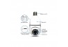 LÂMPADA CÂMERA WIFI SMART MOD EKXY-8177