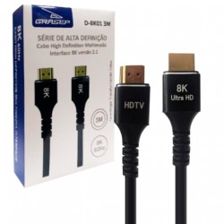 CABO VÍDEO HDMI/HDMI 3M 8K GRASEP