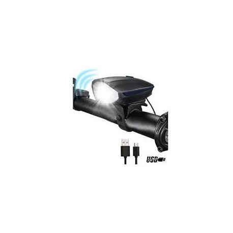 LUZ FRONTAL BICICLETA USB PEINING MOD P-Q26