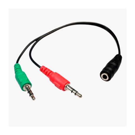 ADAPTADOR AUDIO P2 MACHO / 2X FEMEA HOOPSON MOD P3-002