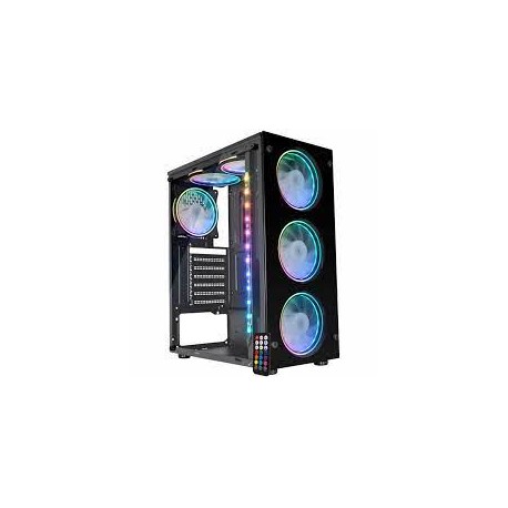 GABINETE GAMER K-MEX RÍTMICO CG-01TP S/ FONTE