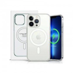 CASE PROTETORA IPHONE 11 PRO MAX CLEAR CASE MAGNETIC MAGSAFE ACRILICO TRANSPARENTE