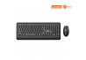 TECLADO+MOUSE LECOO USB S/ FIO MOD KW202