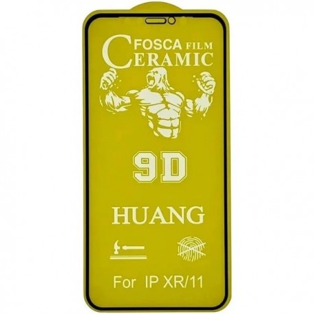 PELÍCULA PROTETORA IPHONE XR / 11 CERAMICA FOSCA 9D HUANG