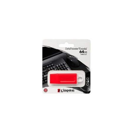 PEN DRIVE 64GB USB 3.2 KINGSTON KC-U2G64-7GR
