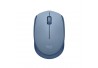 MOUSE ÓPTICO S/ FIO LOGITECH NANO MOD M170 CINZA AZULADO