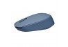 MOUSE ÓPTICO S/ FIO LOGITECH NANO MOD M170 CINZA AZULADO