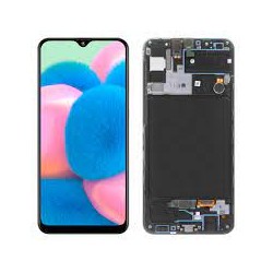 TELA FRONTAL LCD SAMSUNG A30S C/ ARO