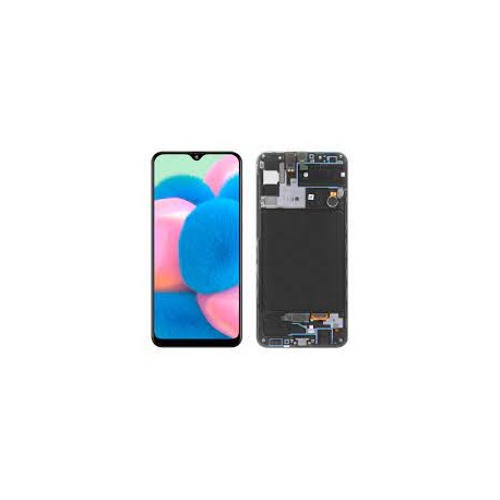 TELA FRONTAL LCD SAMSUNG A30S C/ ARO