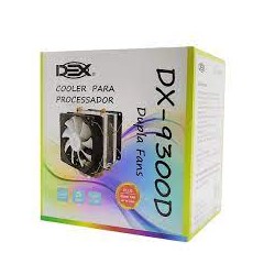 COOLER DUPLO DEX INTEL 1155 / 1700 / 2011 MOD DX-9300B VERMELHO