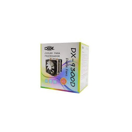 COOLER DUPLO DEX INTEL 1155 / 1700 / 2011 MOD DX-9300B VERMELHO
