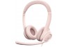 HEADPHONE C/ MICROFONE LOGITECH USB MOD H390 ROSA