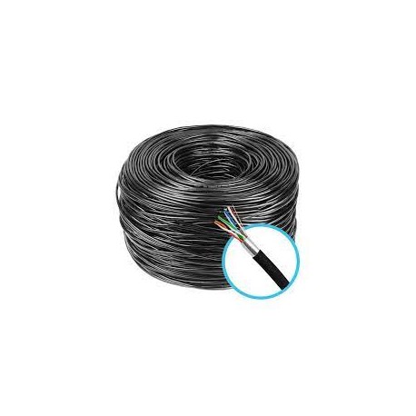 CABO CFTV CONNECT 4 PARES CX 305M BLINDADO PRETO