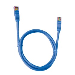 CABO REDE C/ CONECTOR RJ45 1M CAT5E10BL PLUSCABLE