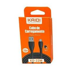 CABO USB 2.0 AM X MICRO USB KAIDI 1M MOD KD-22M
