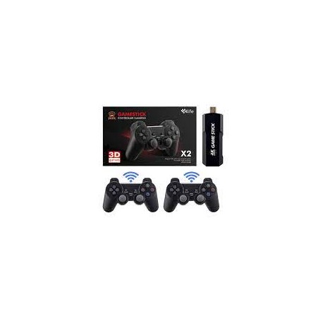 VÍDEO GAME 10 MIL JOGOS C/ 2 CONTROLES 3D X2
